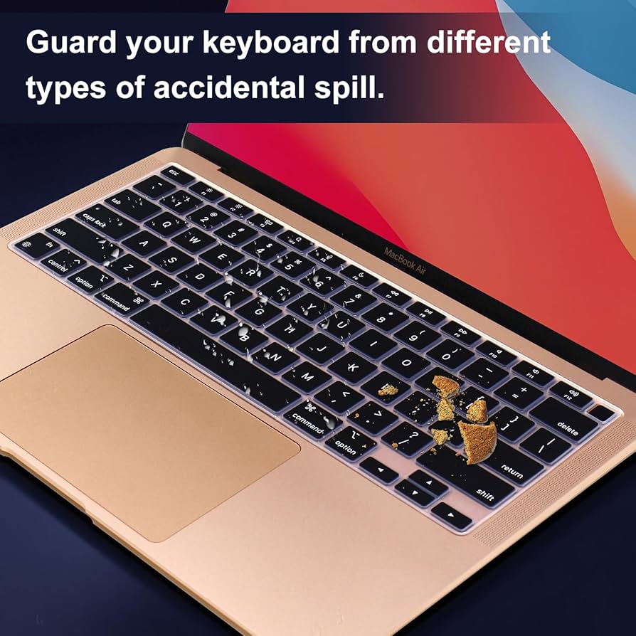 【美品】MacBook Air M1 (★キーボードカバー＆ケースカバー付き) 楽天市場】mac air m1 キーボードカバー 送料無料の通販